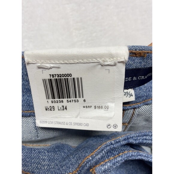 Levi's Made & Crafted Men's W29 L31 Bow Articulated Straight Legged Rodeo Jeans - Picture 6 of 14